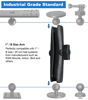 Picture of WINDFRD Aluminum Long(6.7"/17cm) Double Socket Arm for 1 Inches/B Size / 25mm Ball Accessories, Powerful Clamp, Compatible with RAM Mount, iBolt and More