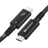 Picture of Cable Matters [Intel Certified] 40Gbps Active Thunderbolt 4 Cable 6.6 ft with 240W Charging and 8K Video - Fully Compatible with USB C/USB-C, USB 4 / USB4, and Thunderbolt 3