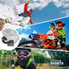 Picture of MiPremium Rotary Extension Arm Helmet Mount Set for GoPro Hero 13 12 11 10 9 8 7 6 5 4 Session Black Silver XIAOYI 4K SJCAM Sports Action Camera Accessories Kit Motorcycle Curved Chin Pivot Connector