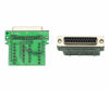 Picture of CERRXIAN DB25 Breakout Board, DB25 Female D-SUB Connector to DB25 Screw Wiring Solderless Terminal Module Breakout PCB Board Kits with Plastic Case (F Black)
