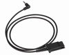 Picture of TruVoice 2.5mm to QD Adapter Cable - Compatible with Plantronics and TruVoice Headsets and connects to - Polycom IP 320, IP321, IP330, IP331, Cisco SPA Phones, AT&T & Cordless Phone with 2.5mm Port