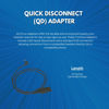 Picture of TruVoice 2.5mm to QD Adapter Cable - Compatible with Plantronics and TruVoice Headsets and connects to - Polycom IP 320, IP321, IP330, IP331, Cisco SPA Phones, AT&T & Cordless Phone with 2.5mm Port