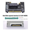 Picture of cablecc SFF-8639 U.2 Host Adapter to NVMe Ruler 1U GEN-Z EDSFF Short SSD P4511 E1.S Carrier Adapter