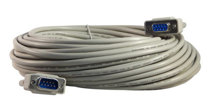 Picture of YCS basics 75 Foot DB9 9 Pin Serial / RS232 Male/Female Extension Cable