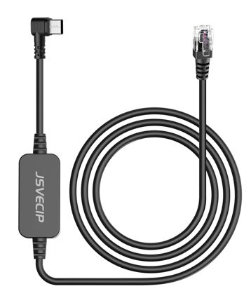 Picture of Radar Detector Cable, Type C to RJ11 Plug Cable,for Escort Radenso XP Uniden Beltronics Cobra Whistler Radar Detector,Replacement Power Cable for Radar Detectors