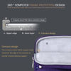 Picture of Voova 13 13.6 Inch Laptop Sleeve Case Compatible with MacBook Air/MacBook Pro 13 M2/M1,13.5 Surface Laptop 5/4, Surface Pro X / 9/8, iPad Pro 12.9, Waterproof Computer Bag Cover with Handle,Purple