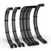 Picture of EZDIY-FAB 12VHPWR PSU Cable Extension Kit,16AWG PCIE 5.0 Power Supply Cable Extension- 1x 24 Pin ATX /2X 8Pin (4+4) EPS / 1x12+4 Pin GPU,Sleeve Cable 300MM with Combs-Black Grey