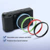 Picture of JJC Ricoh GR IIIx GR IIIx HDF GR3x GR3x HDF Lens Decoration Ring Cap Accessories Replaces Ricoh GN-2 Ring Cap-Red