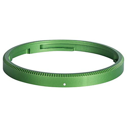 Picture of JJC Ricoh GR IIIx GR IIIIx HDF GRIIIx GR3x GR3x HDF Lens Decoration Ring Cap Accessories Replaces Ricoh GN-2 Ring Cap-Green