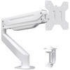 Picture of Suptek Monitor Mount Gas Spring Monitor Arm Desk Mount Single Monitor Stand Fully Adjustable Fits 17 20 22 23 24 26 27 32 inch Monitors (White)
