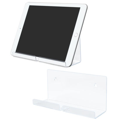 Picture of STAPENS Tablet Wall Mount, 2 Pack Stand Holder Compatible with iPad, iPad Air, iPad Pro, iPad Mini, Smartphones and eReader