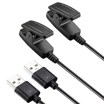 Picture of Threeeggs Charger for Garmin Forerunner 235, Replacement USB Charging Cable Clip Cord for Garmin Forerunner 235 Smartwatch (2-Pack, 1m/3.3ft)