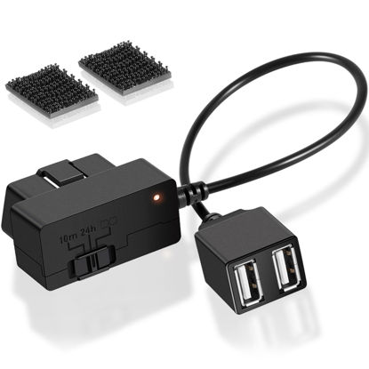 Picture of 010-12530-23 Constant Vehicle Power Cable for Garmin Dash Cam 46, 47, 56, 57, 66W, 67W, Live, Mini, Mini 2, Tandem, Connect to Vehicle's OBD-II Port for Power Even When Parked and Turned Off