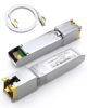 Picture of VANDESAIL 10GBase-T SFP+ to RJ45 Transceiver,10G SFP+ Module,10Gb Ethernet Adapter for Cisco, Ubiquiti, Mikrotik, Fortinet, Netgear, D-Link, Supermicro, TP-Link(with a 1m/3FT cat8 Cable)