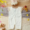 Picture of Newborn Baby Bunny Rabbit Crochet Knitted Photography Props Newborn Baby Outfits Diaper Costume (Milky white A)