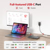 Picture of AV Access KVM Switch Dock for a Laptop and 2 Desktop PCs, Dual 4K Monitor USB C Docking Station, Type-C 65W Charging for Laptop, Ethernet, EDID, Hotkey Switch, HDMI, 4K@60Hz, 1080P@240Hz, USB 3.0