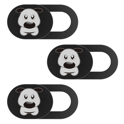Picture of Haulonda Cute Webcam Cover Slide Ultra Thin 0.027in Web Camera Lens Shutter for Laptop/iPhone/iPad/Smartphone- Protection Against Surveillance(3Pack)