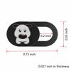 Picture of Haulonda Cute Webcam Cover Slide Ultra Thin 0.027in Web Camera Lens Shutter for Laptop/iPhone/iPad/Smartphone- Protection Against Surveillance(3Pack)