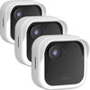 Picture of Silicone Skin Case/Cover for Blink Outdoor 4 (4th Gen) - Weatherproof Silicone Case with Brim for Full Camera Protection, Blink Outdoor 4 Smart Security Camera Accessories (White, 3 Pack)