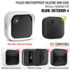 Picture of Silicone Skin Case/Cover for Blink Outdoor 4 (4th Gen) - Weatherproof Silicone Case with Brim for Full Camera Protection, Blink Outdoor 4 Smart Security Camera Accessories (White, 3 Pack)