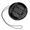 Picture of BOWONG Universal Center Pinch Snap-on Front Lens Cap 40.5mm 46mm 49mm 52mm 55mm 58mm 62mm 67mm 72mm 77mm 82mm For Canon Nikon Sony Pentax Olympus Fuji Camera with String (67mm)