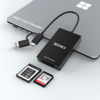 Picture of XQD Card Reader - XQD SD Card Reader Dual-Slot USB/Type C Memory Card Reader - 5Gpbs Sony XQD Reader for Sony G/M Series, Lexar 2933x/1400x USB Mark XQD Card,SD/SDHC for iPhone 15/Windows/Mac/Android