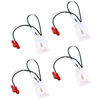 Picture of SINGWAYS 72-5602 Car Replacement Door Speaker Wiring Harness Plug Connector for 2011-2021 Ford F-150 Fusion Escape Focus Bronco Mustang Mondeo MK4 Mazda 2 3 6 CX5 Cable Plug Speakers Harness - 4 PCS