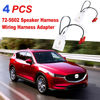 Picture of SINGWAYS 72-5602 Car Replacement Door Speaker Wiring Harness Plug Connector for 2011-2021 Ford F-150 Fusion Escape Focus Bronco Mustang Mondeo MK4 Mazda 2 3 6 CX5 Cable Plug Speakers Harness - 4 PCS