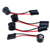 Picture of SQXBK 4PCS Computer Case Buzzer Cabinet Speaker PC Internal BIOS Mini Plug Motherboard Small Alarm Speaker with Plug Black