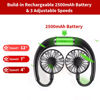 Picture of Portable Neck Fan Rechargeable Personal Hand-Free Fan Mini USB Wearable Neckband Sport Fan, 3 Speed Adjustable, 360 Degrees Free Rotation Perfect for Working, Traveling, Office, Reading (Full Black)