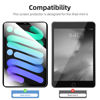 Picture of NEW'C 2 Pack Designed for iPad mini 7 (A17 Pro, Model 2024, 7th Generation) / mini 6 (Model 2021, 6th Generation), 8.3 inches Screen Protector Tempered Glass, Bubble Free, Ultra Resistant