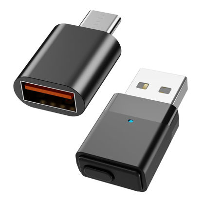 Picture of LDEX Upgrade Bluetooth Adapter for PS5, PS4,Switch,Mac,PC - Light Feedback, aptX HD, Plug & Play Mini USB Audio Adapter for Gaming, Meetings & Music