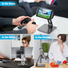 Picture of AboveTEK Business Kiosk Aluminum Tablet iPad Stand, 360° Swivel Tablet & Phone Holders for Any 4"-15.6" Display Tablets/Cell Phones/Portable Monitor, Sturdy for Store POS Office (Grey)