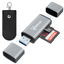 Picture of Veeloon SD Card Reader,Dual Connector USB 3.0 A and Type C to SD/TF Memory Card Reader portable 2 at once with protective case for laptop Macbook lphone,Supports SD/Micro SD/SDXC/SDHC/MMC/RS-MMC/UHS-I