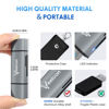 Picture of Veeloon SD Card Reader,Dual Connector USB 3.0 A and Type C to SD/TF Memory Card Reader portable 2 at once with protective case for laptop Macbook lphone,Supports SD/Micro SD/SDXC/SDHC/MMC/RS-MMC/UHS-I