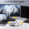 Picture of SHERRIVA 10K 8K HDMI Switch - HDMI Switch 2 in 1 Out, HDMI Splitter Switcher, Bi-Directional HDMI Hub, Supports 8K@60Hz, 4K@240Hz, Compatible with PS5/4, Xbox, Fire Stick, Apple TV, Projector