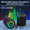 Picture of OHAYO 40W Wireless Portable Bluetooth Speaker with Lights, IPX7 Waterproof, Stereo Loud Sound, RGB Lights,TWS Pairing, AUX&TF-Card in, for Home/Party/Travel/Outdoor/Beach