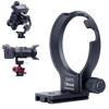 Picture of iShoot CNC Metal Tripod Mount Ring Lens Collar Compatible with Nikon Nikkor Z 24-70mm f/2.8 S, Lens Support Holder Bracket Bottom is Arca-Swiss Fit Quick Release Plate Dovetail Groove