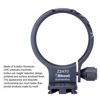 Picture of iShoot CNC Metal Tripod Mount Ring Lens Collar Compatible with Nikon Nikkor Z 24-70mm f/2.8 S, Lens Support Holder Bracket Bottom is Arca-Swiss Fit Quick Release Plate Dovetail Groove