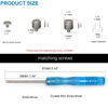 Picture of Awxlumv M.2 Screws Kit, NVMe Screw M.2, Screw M2 SSD Mounting Set Standoff + Screws with Screwdriver Compatible ASUS Motherboard Computer and Work for Laptop Notebook