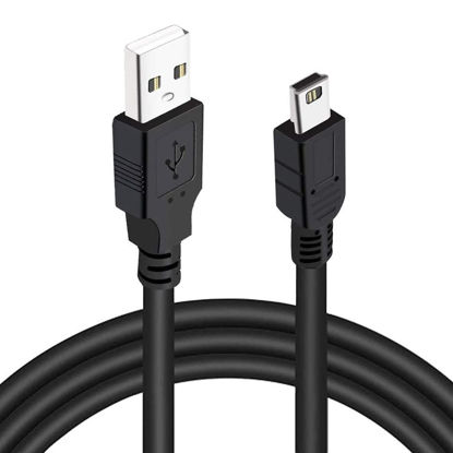 Picture of KQWOMA Replacement Mini USB Charger Cord Compatible with Texas-Instruments TI-84 Plus CE Graphing, TI-84 Plus/C Silver Edition, TI 89 Titanium, TI-Nspire CX/CX CAS Calculators (6.6FT)
