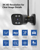 Picture of FOSCAM 3K 5MP Outdoor Camera Wireless, 5GHz&2.4GHz WiFi Camera for Home Security, 120° FoV Outside Surveillance Cam, AI Human/Vehicle Detection, 66FT Color Night Vision, 120dB Siren, IP66