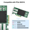 Picture of 10Gtek 10Gb PCI-E NIC Network Card, Dual SFP+ Port, with Original Intel X710-BM2, PCI Express Ethernet LAN Adapter Support Windows Server/Windows/Linux/ESX, Compare to Intel X710-DA2