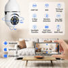 Picture of 5G Light Bulb Security Camera Wifi Dual Band ,360 degree 1080P Security Camera, Wireless Indoor Camera Full Color,Smart Dome Camera with Auto Tracking, Light Socket Camera Surveillance PTZ Camera