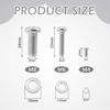 Picture of Quacc Universal TV Mounting Hardware Kit 24 PCS M4 M6 M8 Stainless Steel Screws Washers for VESA Wall Mount TV and Monitor Bracket Fixing