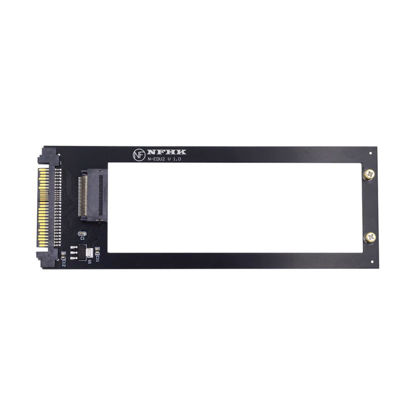 Picture of xiwai SSD Converter U.2 SFF-8639 Host to PCI-E Ruler 1U GEN-Z EDSFF 9.5mm 15mm 25mm Short SSD E1.S with Heat Sink PM9A3 PM9D3 P5801X Carrier Adapter