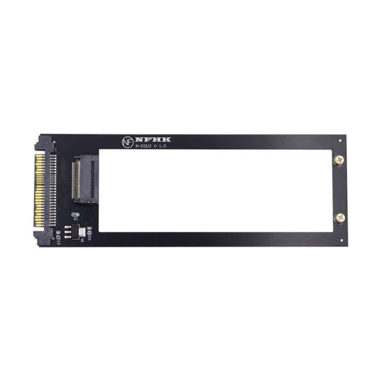 Picture of xiwai SSD Converter U.2 SFF-8639 Host to PCI-E Ruler 1U GEN-Z EDSFF 9.5mm 15mm 25mm Short SSD E1.S with Heat Sink PM9A3 PM9D3 P5801X Carrier Adapter