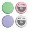 Picture of Alsukeay 4 Pack AirTag Holder for Kids Hidden Silicone Case Cover with Safety Pins for Children Elderly Pets Backpack Luggage (White/Green/Pink/Purple)