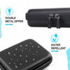Picture of Lacdo 2-in-1 Hard Drive Carrying Case for SanDisk Extreme Portable External SSD SDSSDE60-G25 / G-DRIVE Mobile SSD 250G 500G 1TB 2TB USB 3.1 USB-C Shockproof Protective Travel Bag, Black