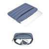 Picture of MOSISO 13-14 inch Laptop Case, 13.3 inch Puffy Laptop Sleeve Compatible with MacBook Air 13 13.6 M3 M2 M1/Pro 13/Pro 14, HP, Dell, ASUS, Lenovo, Polyester Horizontal Bag with Small Case, Lavender Gray